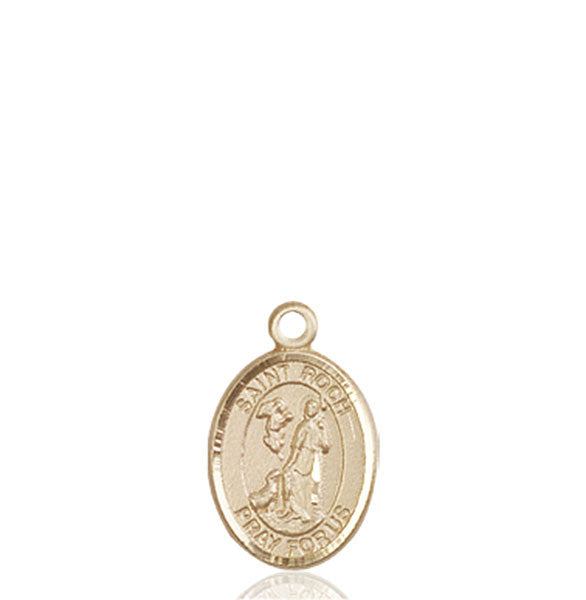 14kt Gold St. Roch Medal