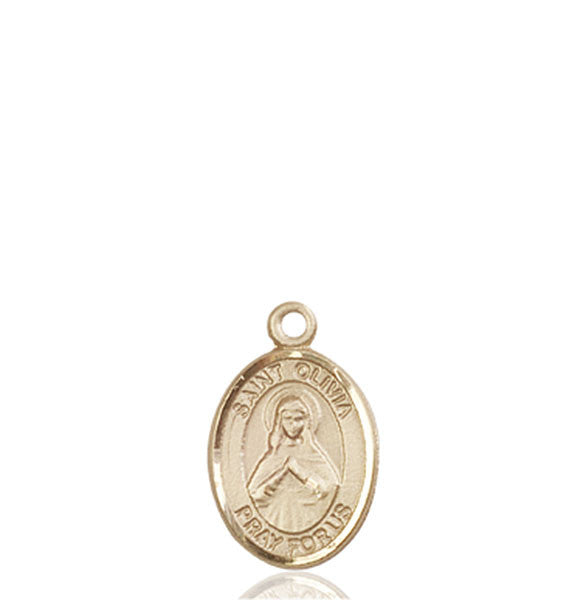 14kt Gold St. Olivia Medal