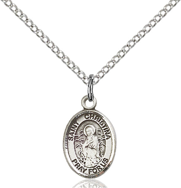 Sterling Silver St. Christina the Astonishing Pend