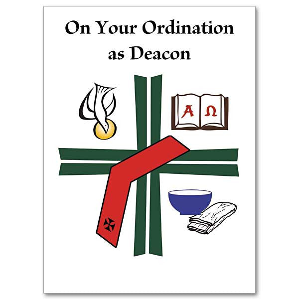 Deacon Ordination Card