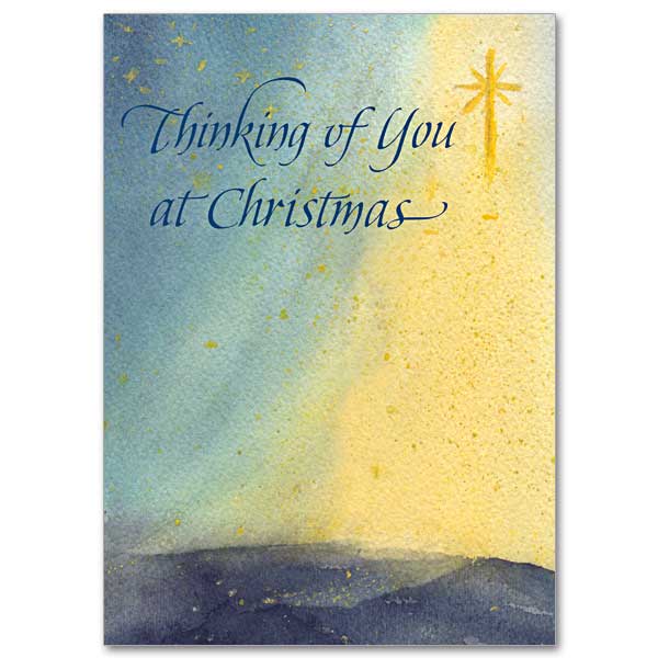 Thinking of You at Christmas Card for a difficult Christmas