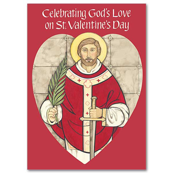 Celebrating God's Love on St. Valentine's Day Valentine's Day Card