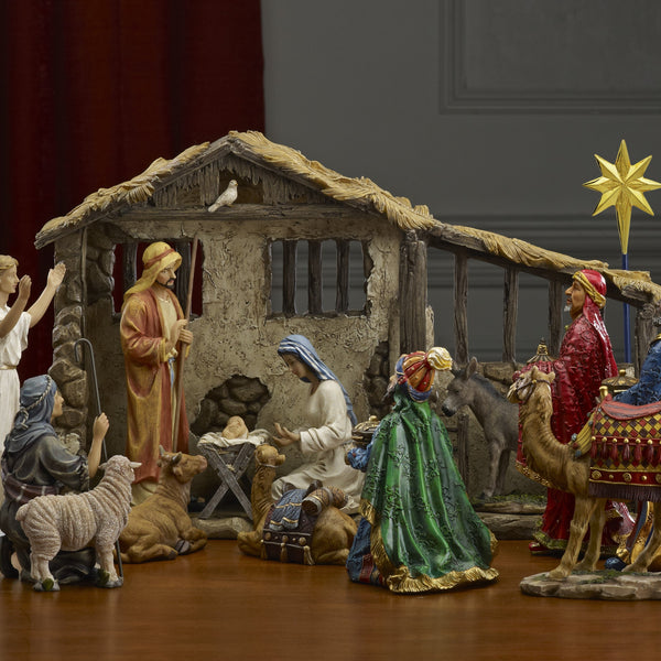 Real Life Nativity - 14 Inch Figures