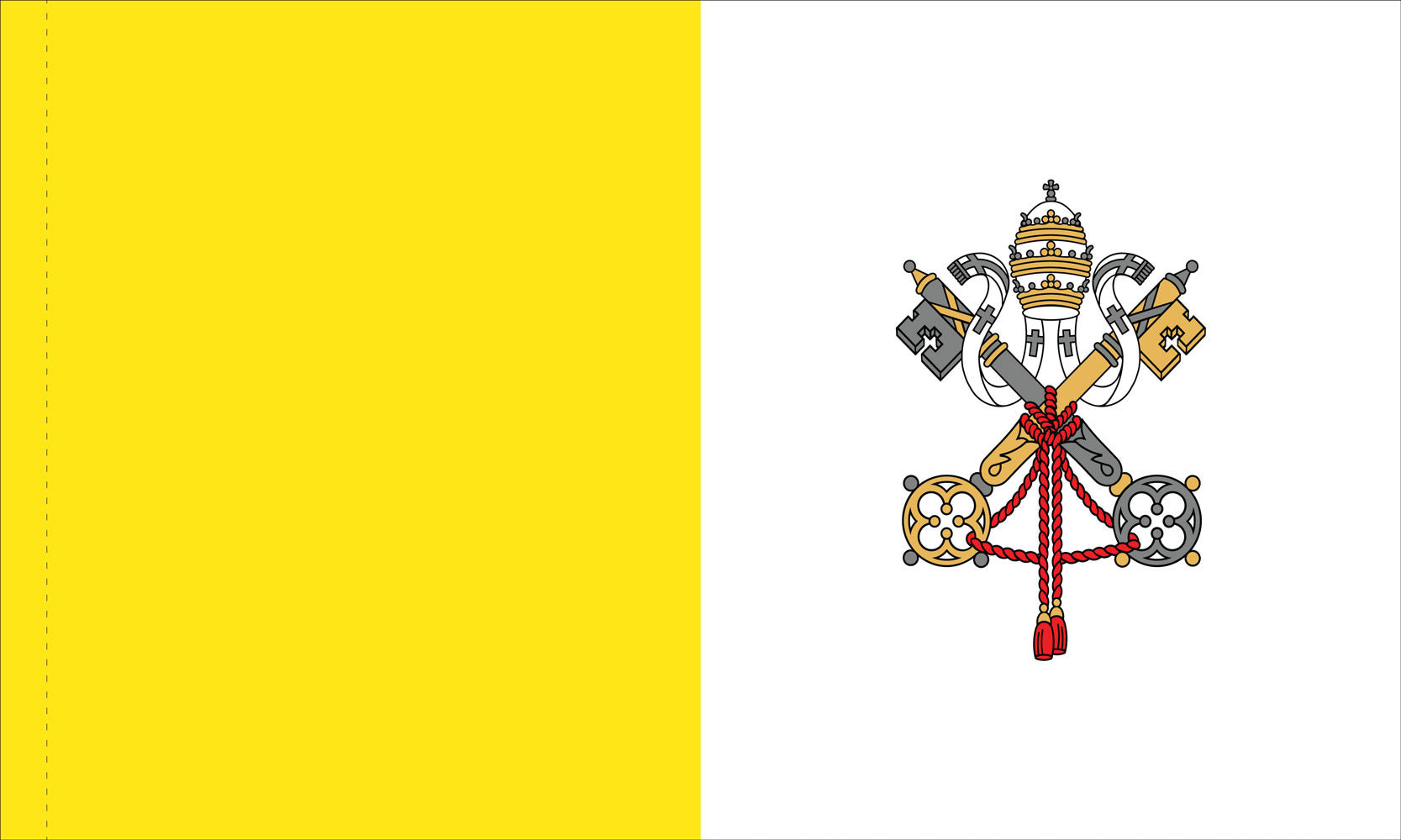 Vatican City Papal Flag